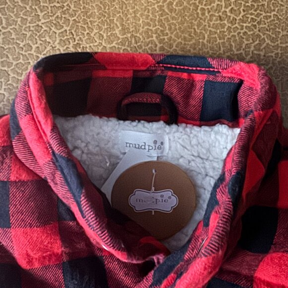 Mudpie baby vest - buffalo check - Small 12 - 18 month NWT - Picture 3 of 3